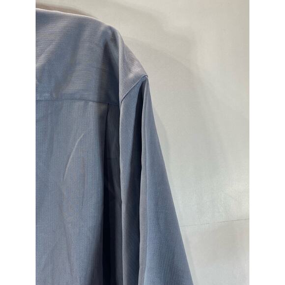 TOMMY BAHAMA Men's Blue Vintage Silk/Cotton Button-Up Short Sleeve Shirt SZ L - Picture 4 of 15